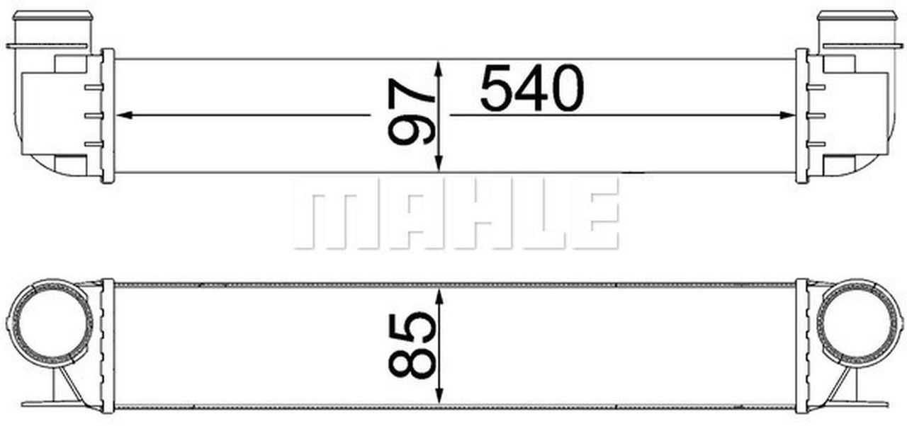 MAHLE PC Charge air cooler CI338000S
