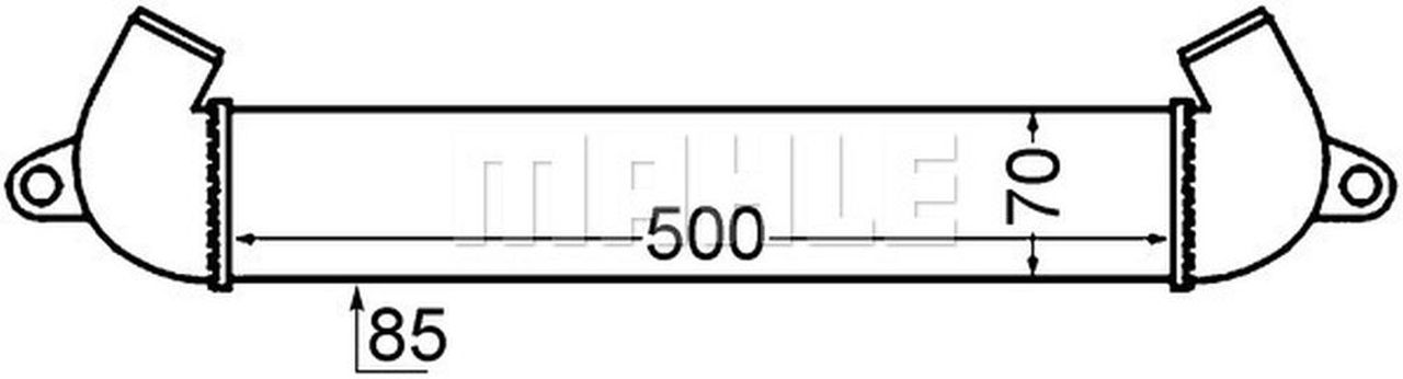 MAHLE PC Charge air cooler CI342000S