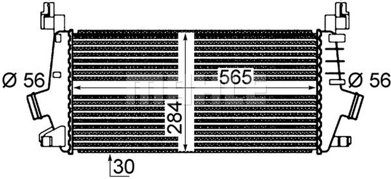 MAHLE PC Charge air cooler CI362000P