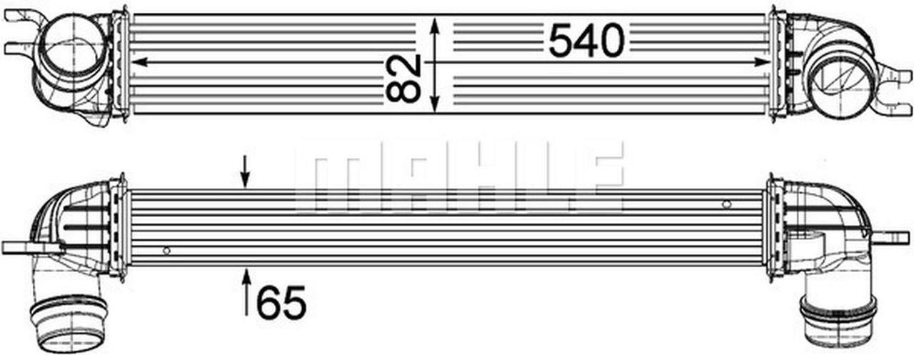 MAHLE PC Charge air cooler CI375000P