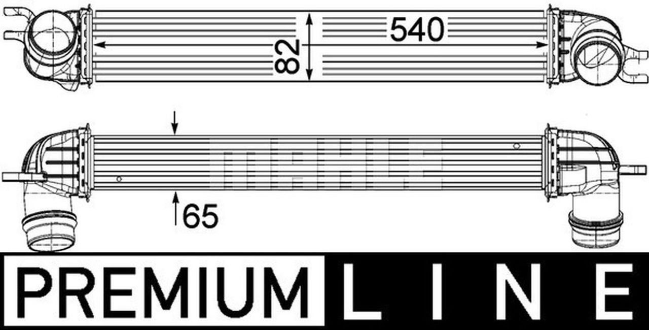 MAHLE PC Charge air cooler CI375000P