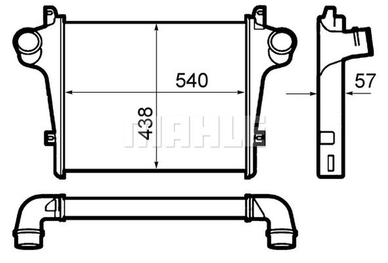 MAHLE Truck/Bus Charge air cooler CI397000P