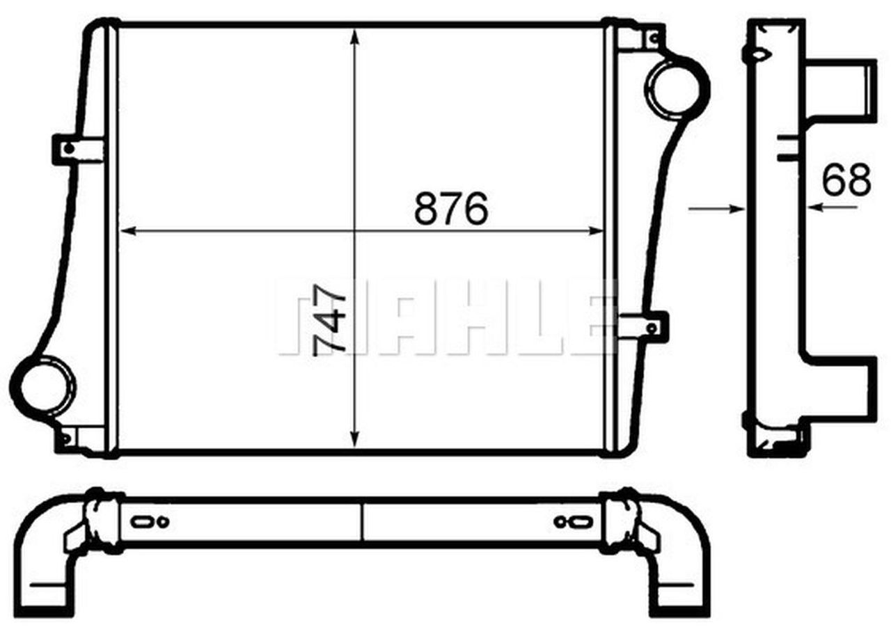MAHLE Truck/Bus Charge air cooler CI399000P