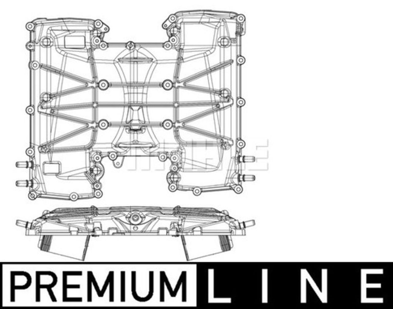 MAHLE PC Charge air cooler CI408000P MAHLE PC Charge air cooler CI408000P