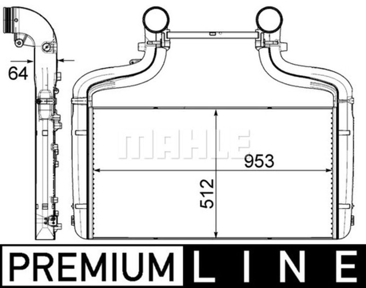 MAHLE Truck/Bus Charge air cooler CI454000P