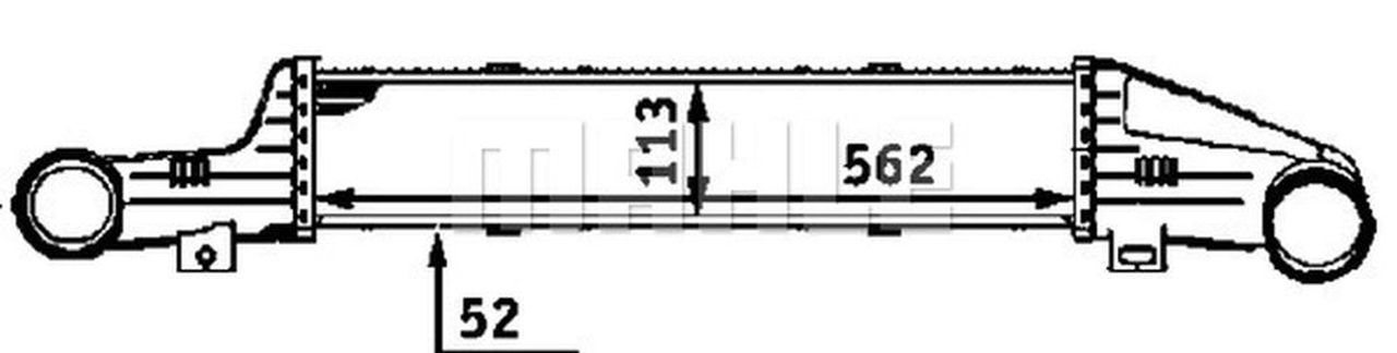 MAHLE PC Charge air cooler CI53000P