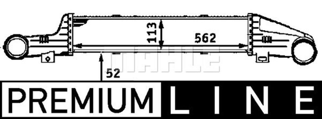 MAHLE PC Charge air cooler CI53000P