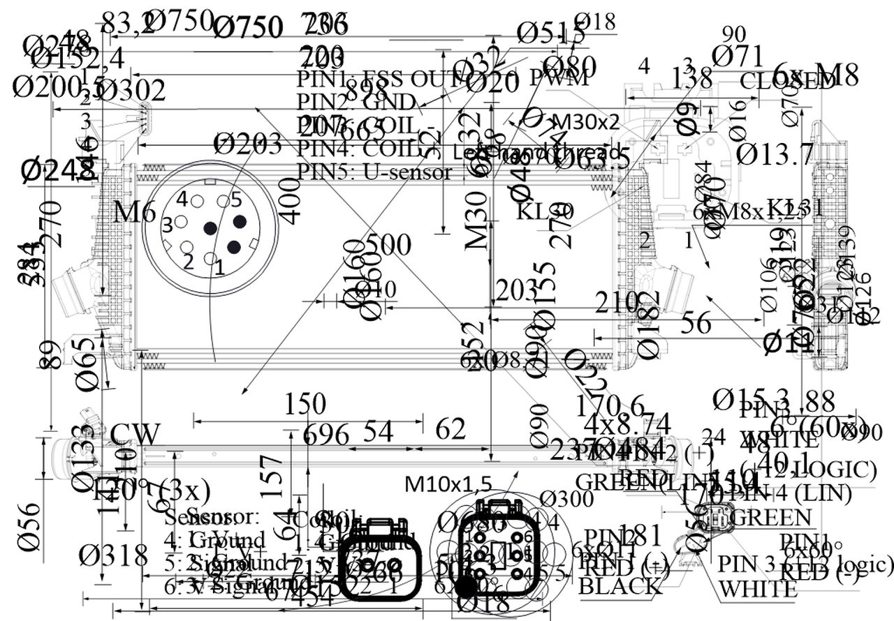 MAHLE PC Charge air cooler CI542000P