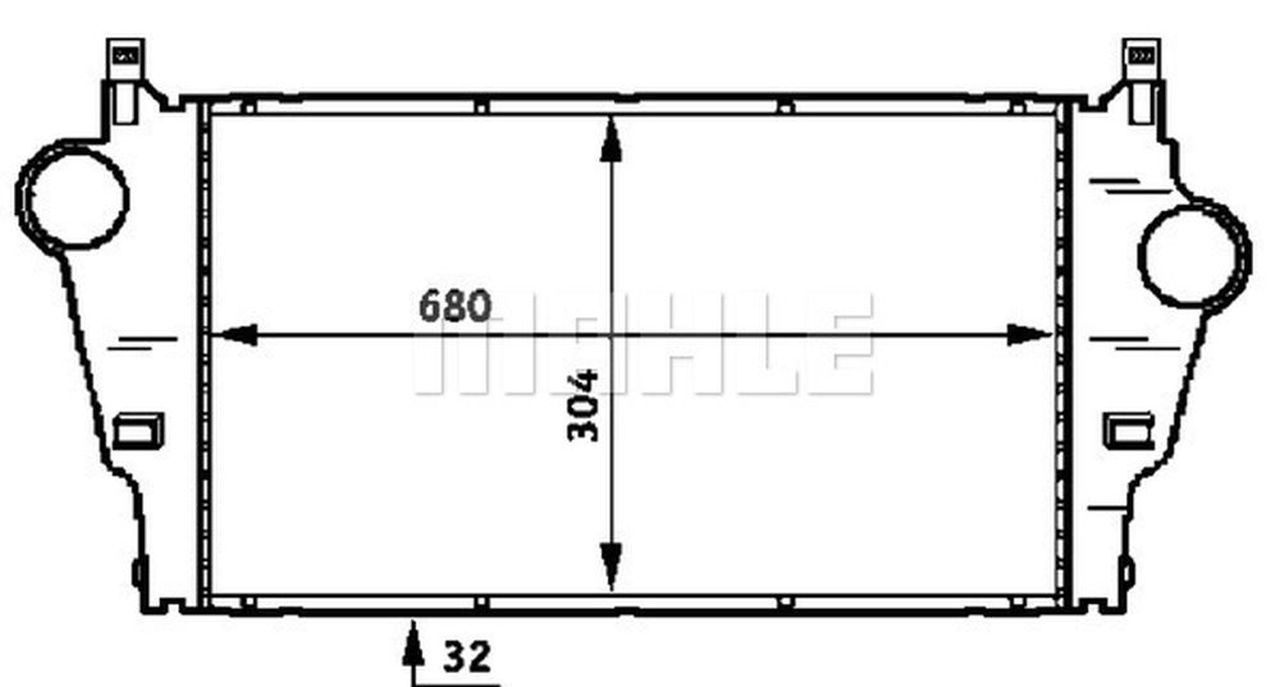 MAHLE PC Charge air cooler CI62000P