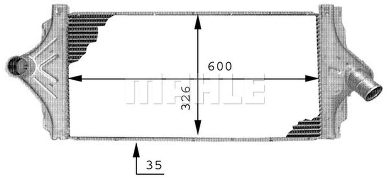 MAHLE PC Charge air cooler CI64000P