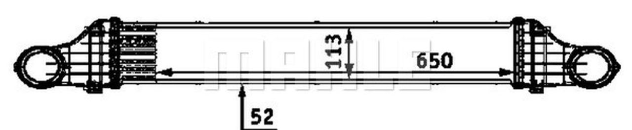 MAHLE PC Charge air cooler CI68000P