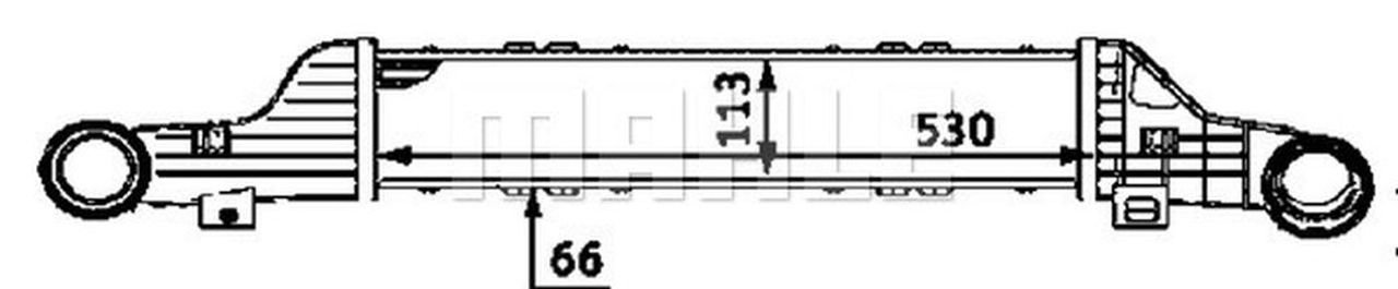 MAHLE PC Charge air cooler CI70000P
