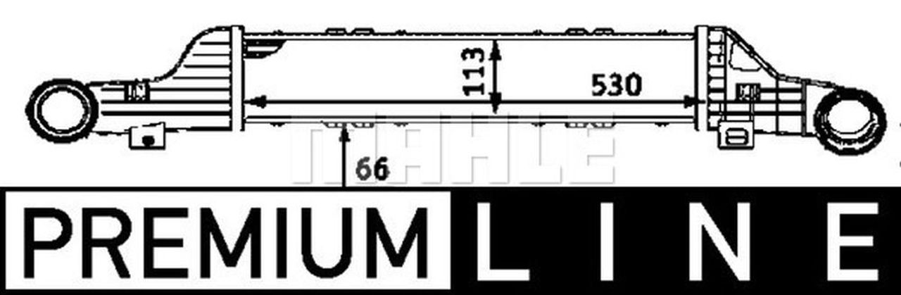 MAHLE PC Charge air cooler CI70000P