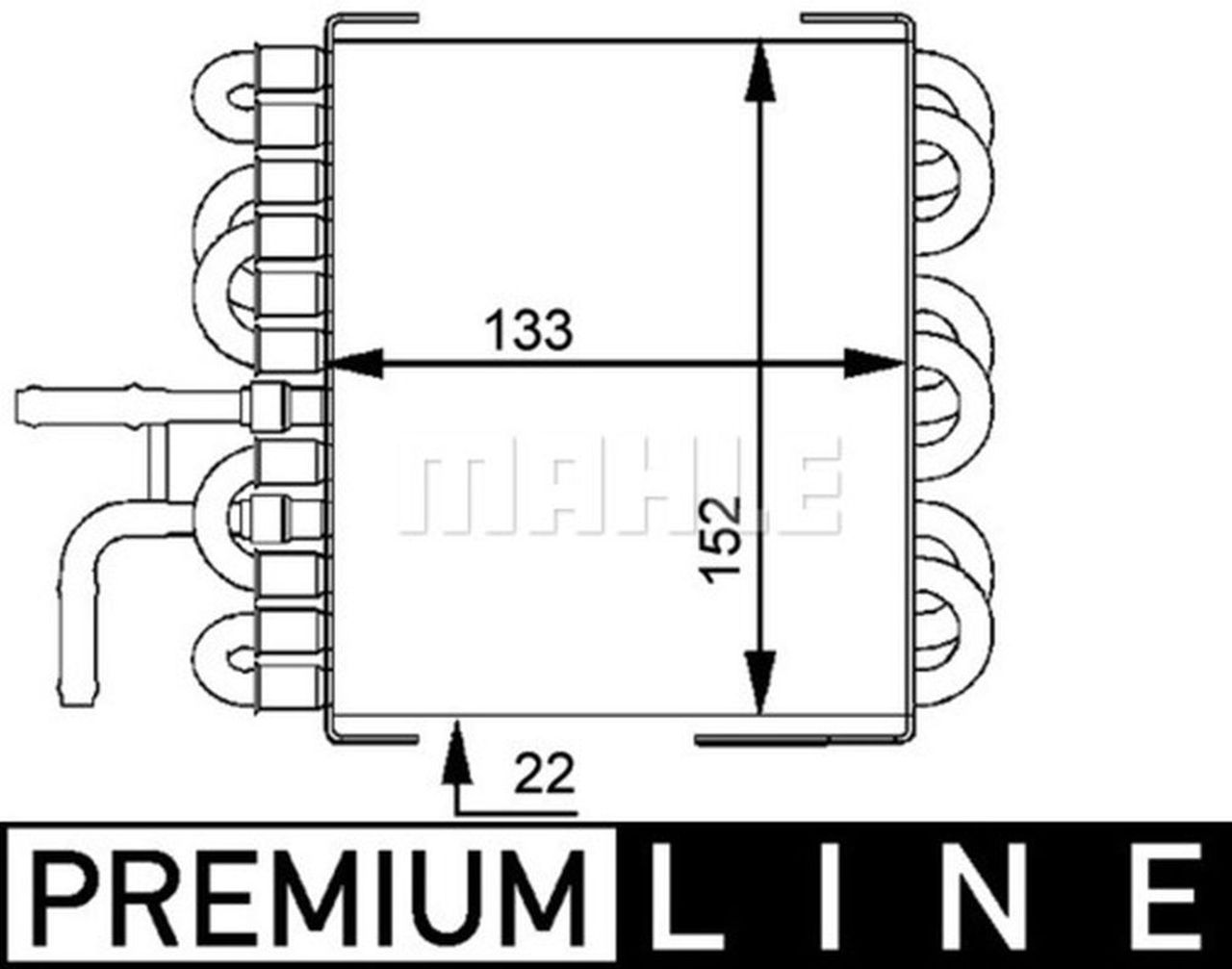 MAHLE PC Fuel cooler CK8000P