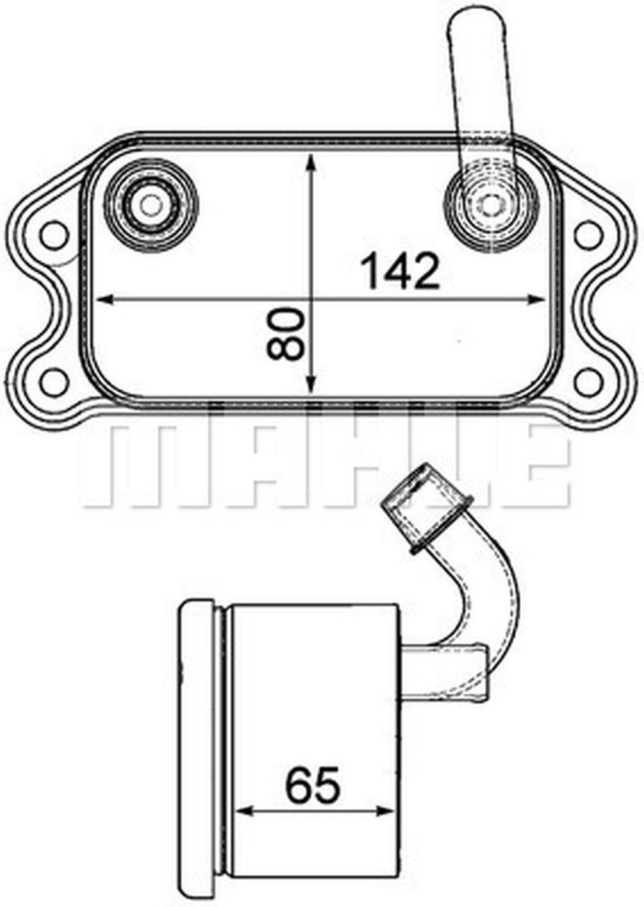 MAHLE PC Oil cooler CLC101000P