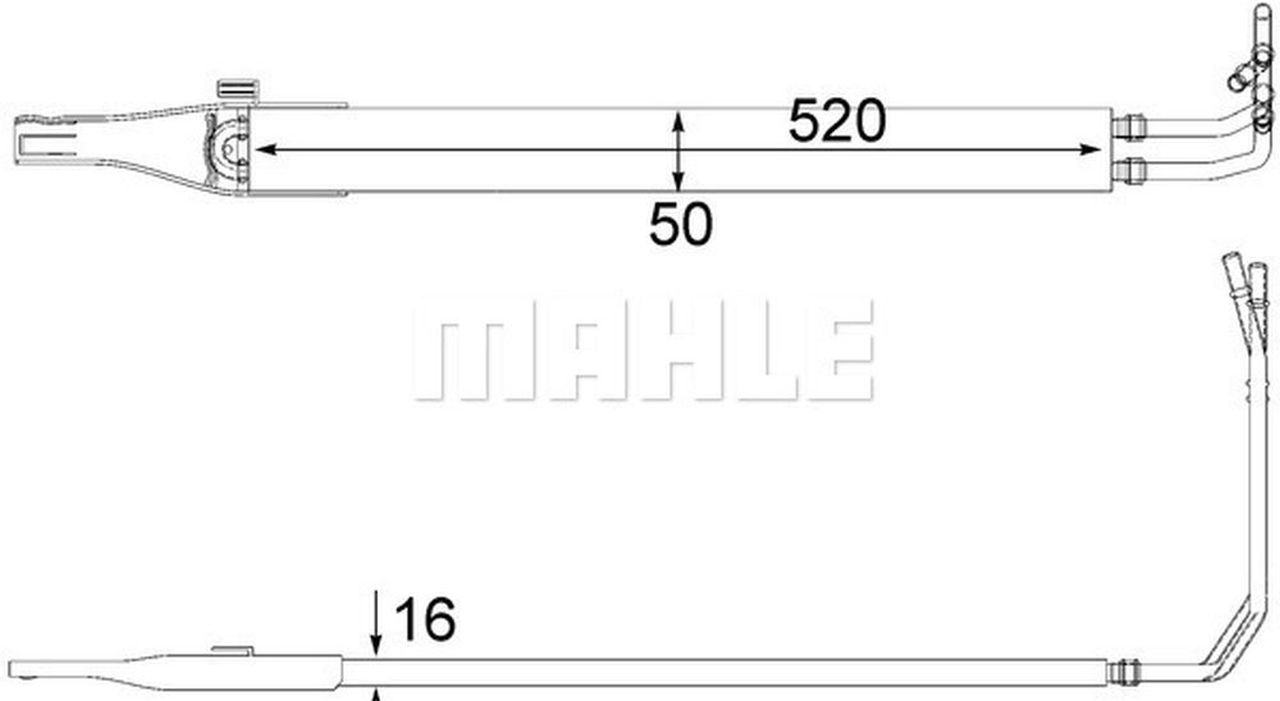 MAHLE LCV Oil cooler CLC10000P