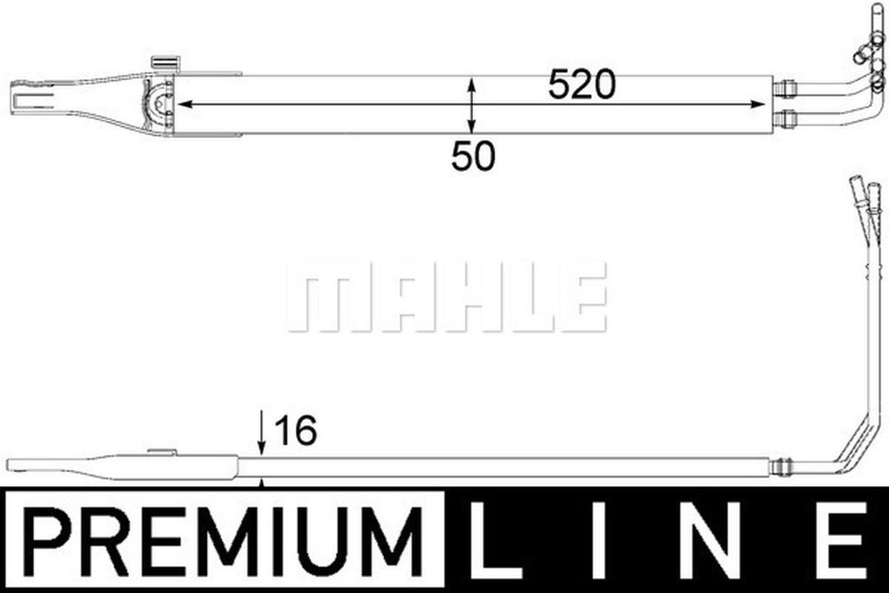 MAHLE LCV Oil cooler CLC10000P