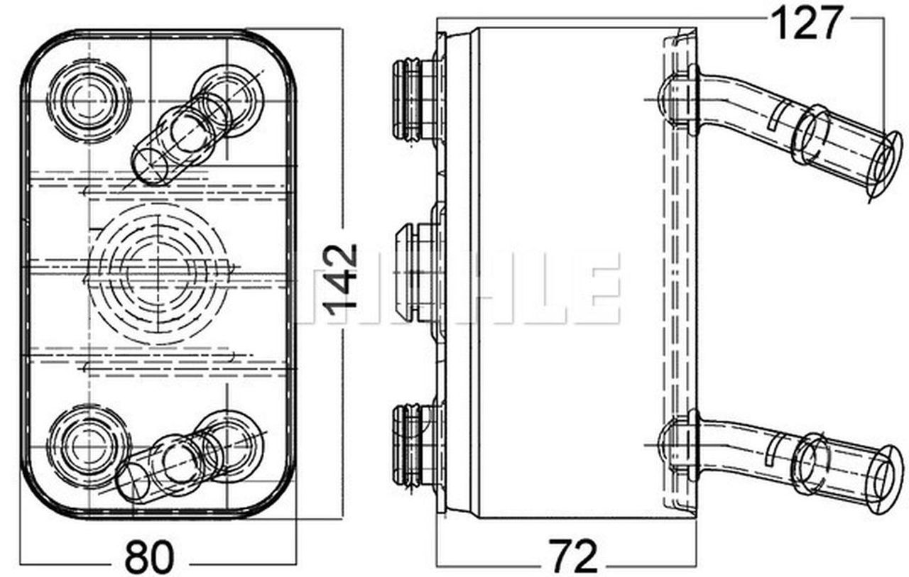 MAHLE PC Oil cooler CLC113000P
