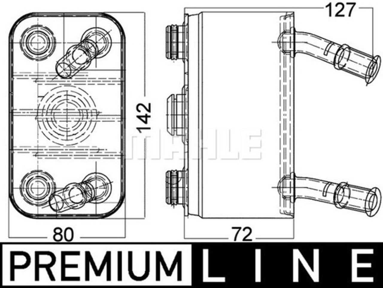 MAHLE PC Oil cooler CLC113000P
