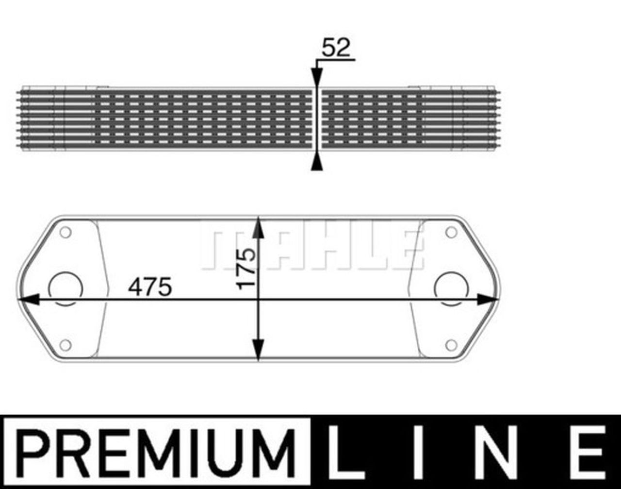 MAHLE Truck/Bus Oil cooler CLC11000P