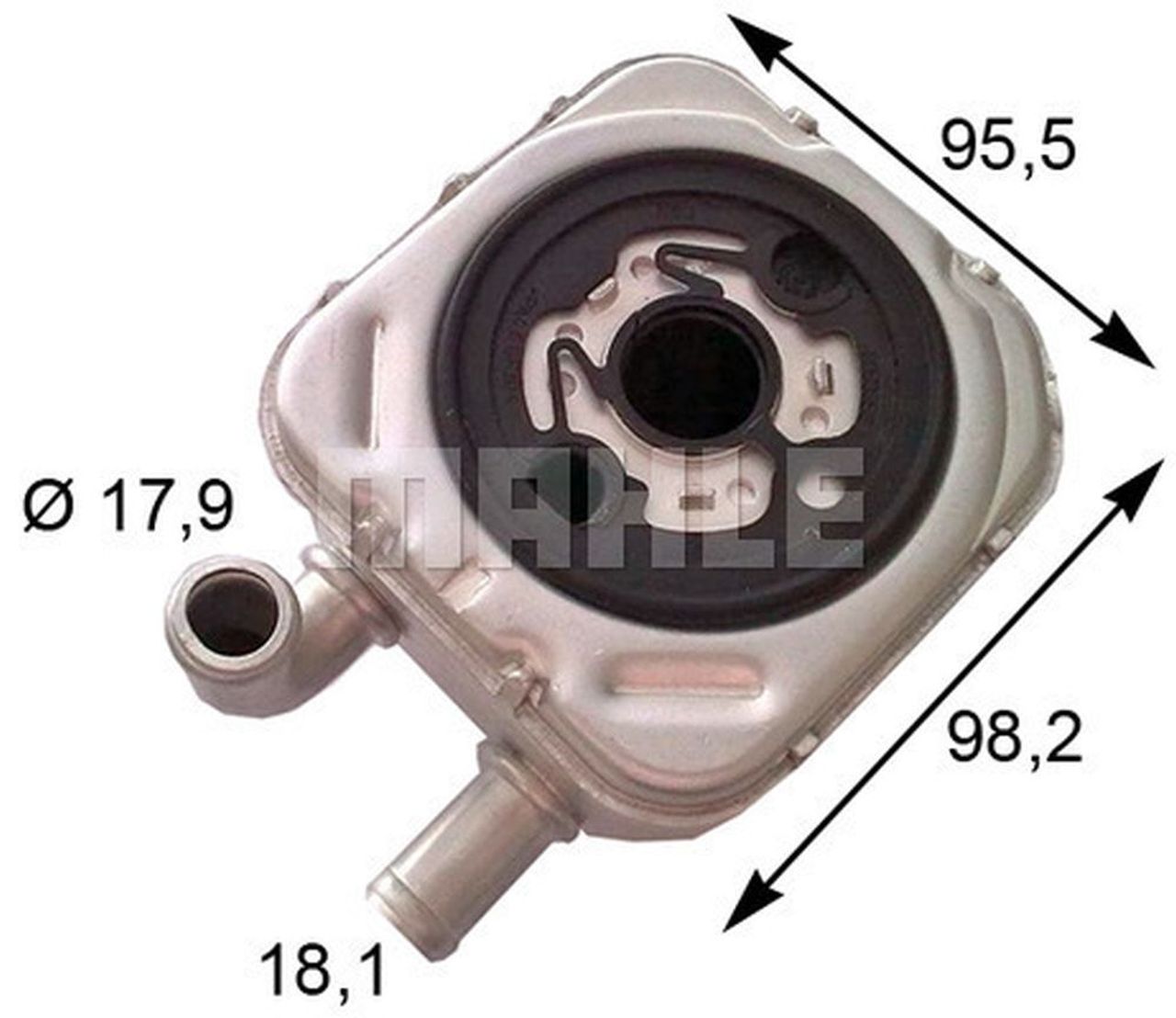 MAHLE PC Oil cooler CLC165000S