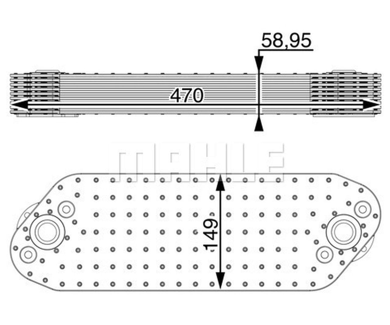 MAHLE Truck/Bus Oil cooler CLC16000P