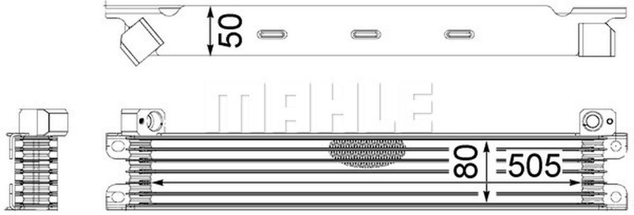 MAHLE PC Oil cooler CLC175000S