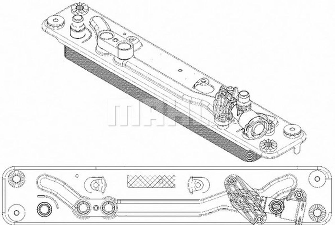 MAHLE PC Oil cooler CLC182000P