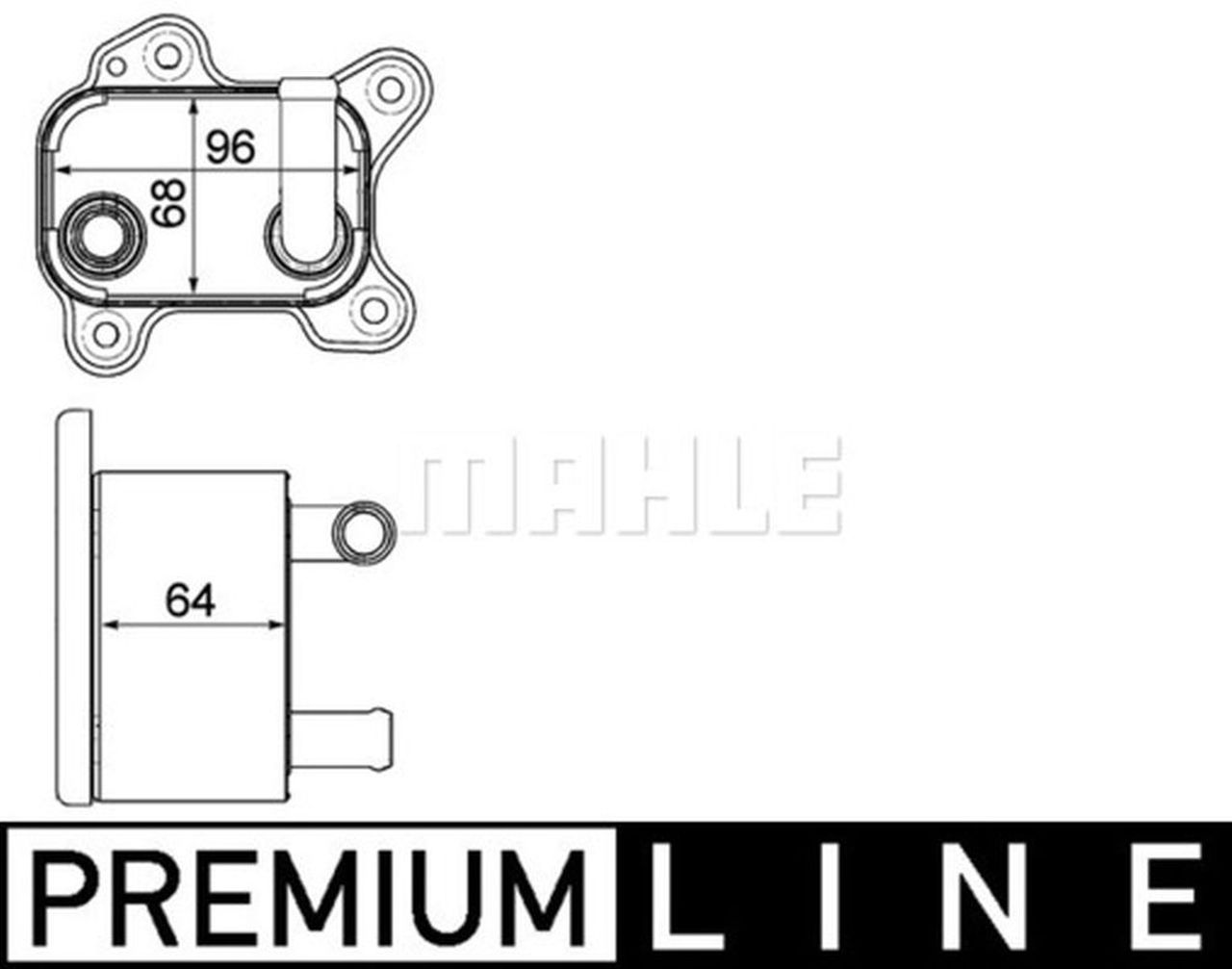 MAHLE PC Oil cooler CLC183000P
