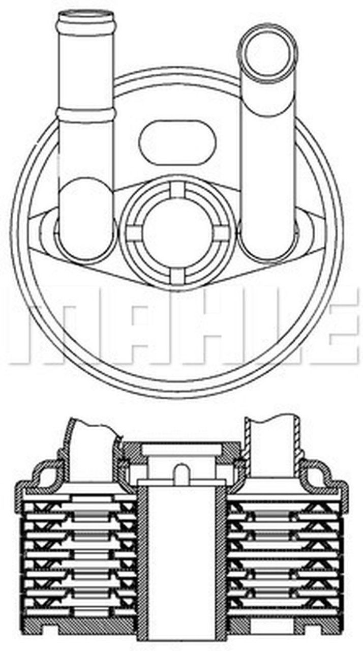 MAHLE PC Oil cooler CLC184000S