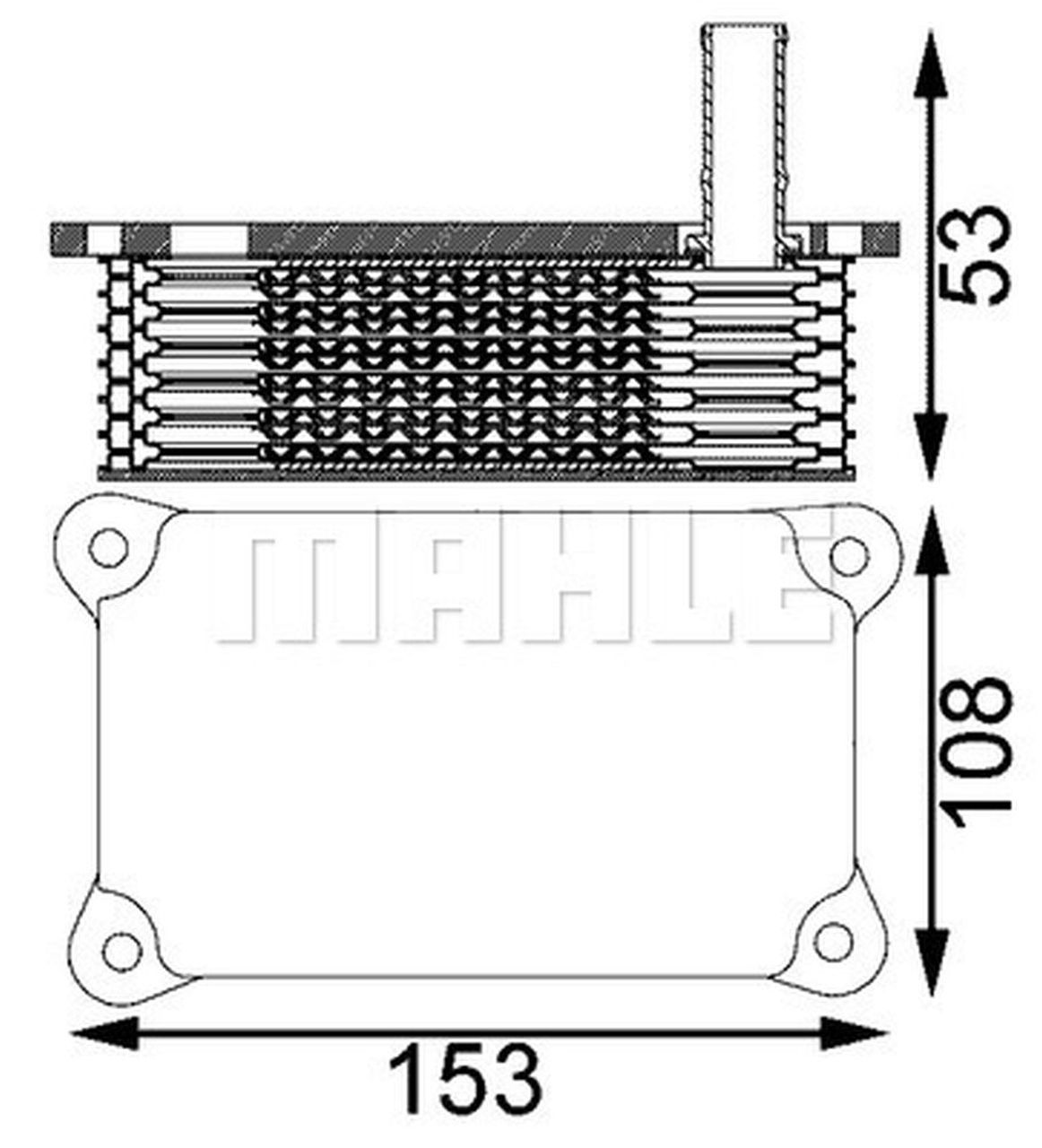 MAHLE PC Oil cooler CLC201000S