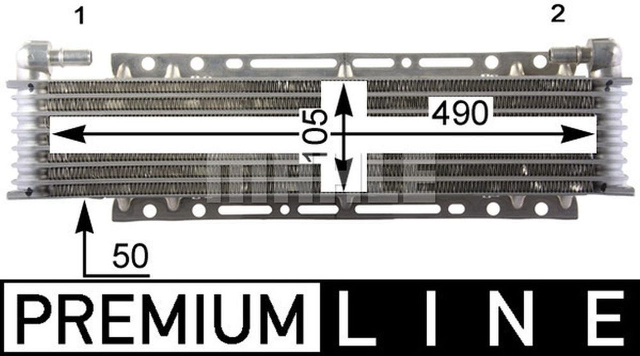 MAHLE Truck/Bus Oil cooler CLC206000P