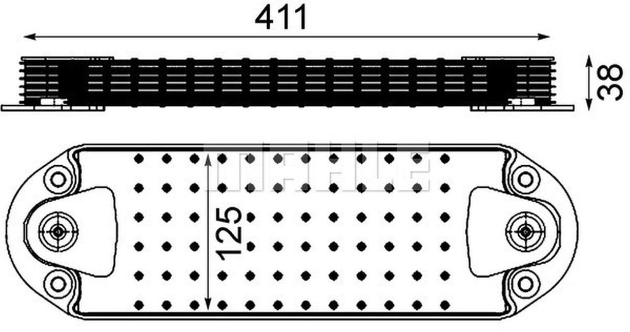 MAHLE Truck/Bus Oil cooler CLC216000P