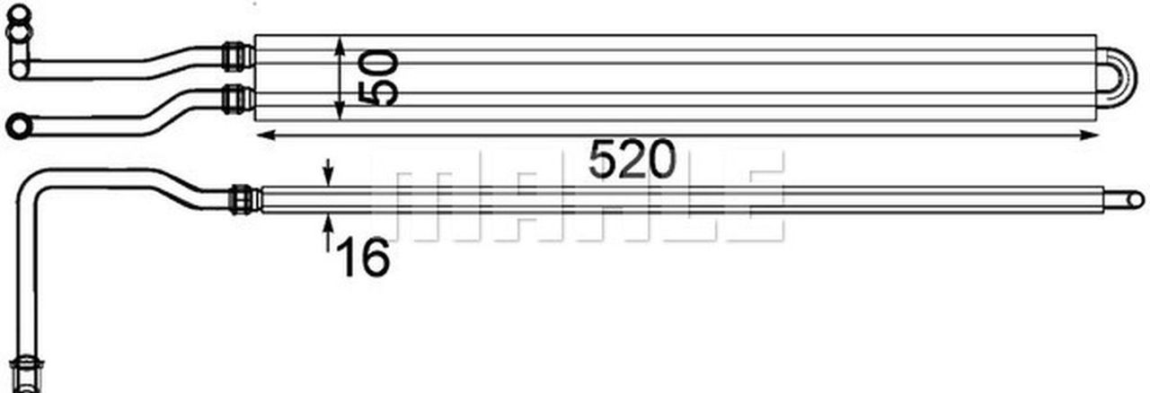 MAHLE PC Oil cooler CLC229000P