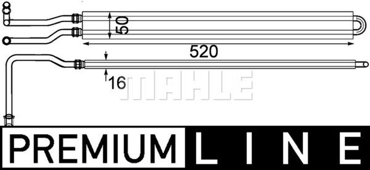 MAHLE PC Oil cooler CLC229000P