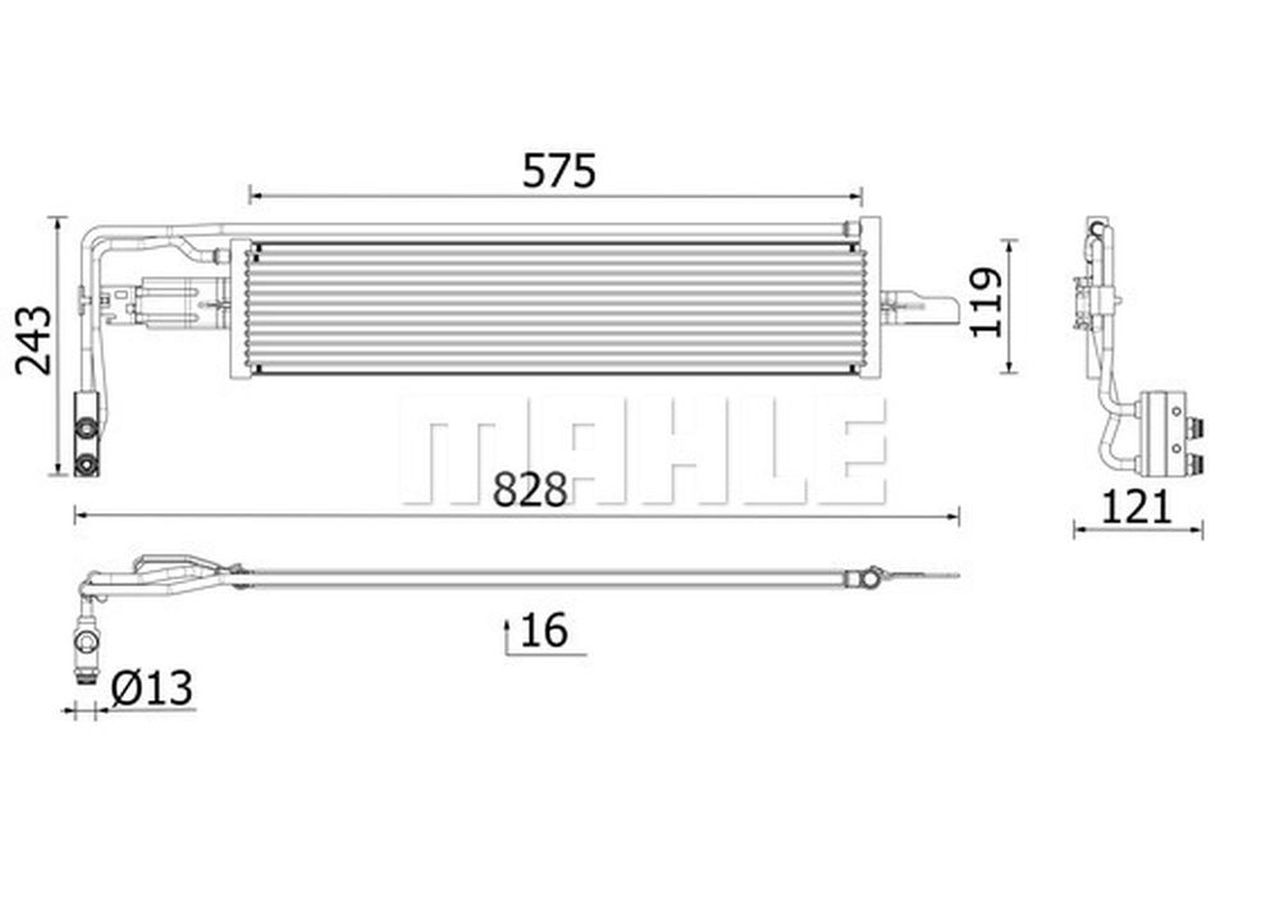 MAHLE Premium Line Engine Oil Cooler CLC319000P