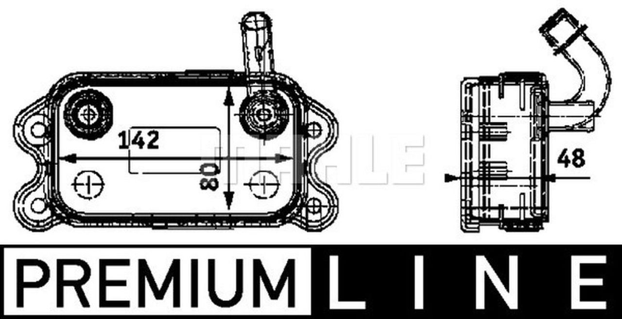 MAHLE PC Oil cooler CLC41000P