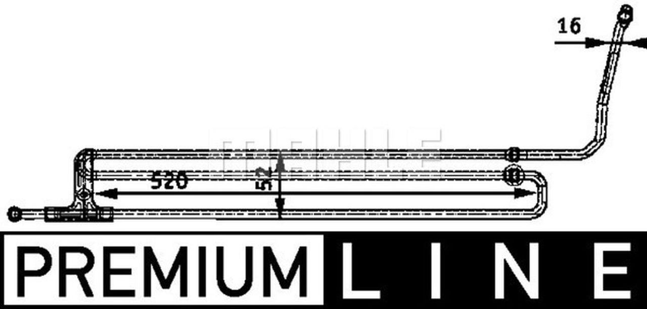 MAHLE PC Oil cooler CLC44000P