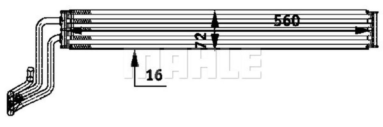 MAHLE PC Oil cooler CLC48000P