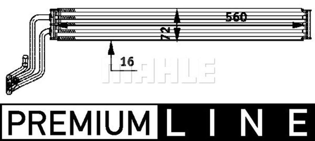 MAHLE PC Oil cooler CLC48000P