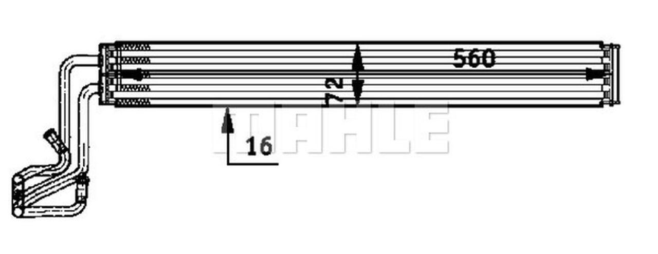 MAHLE PC Oil cooler CLC50000P