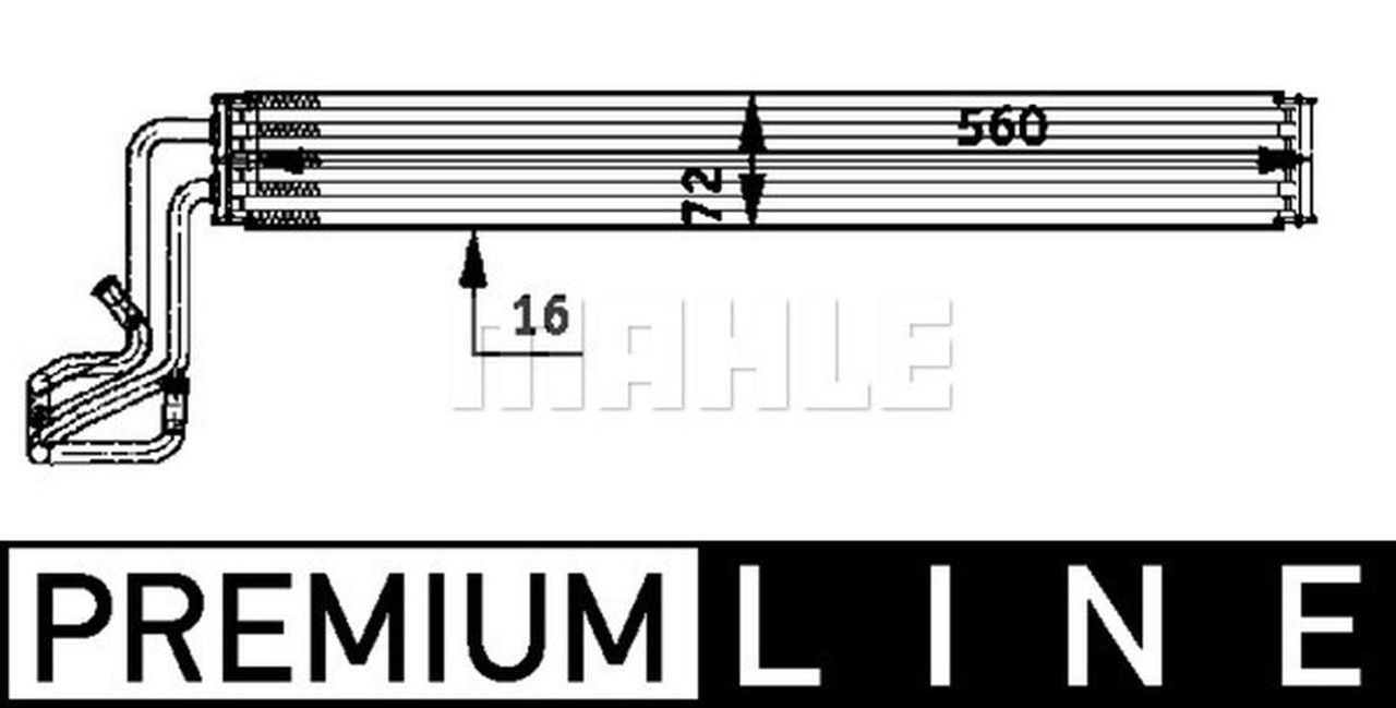 MAHLE PC Oil cooler CLC51000P