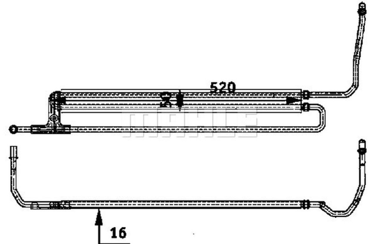 MAHLE PC Oil cooler CLC54000P