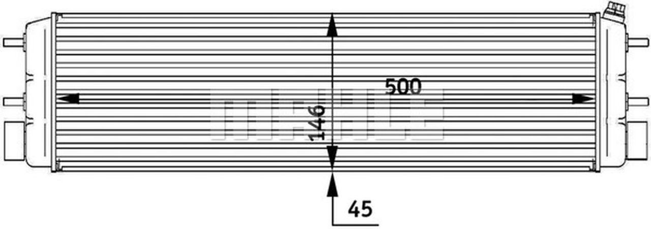 MAHLE PC Oil cooler CLC59000P
