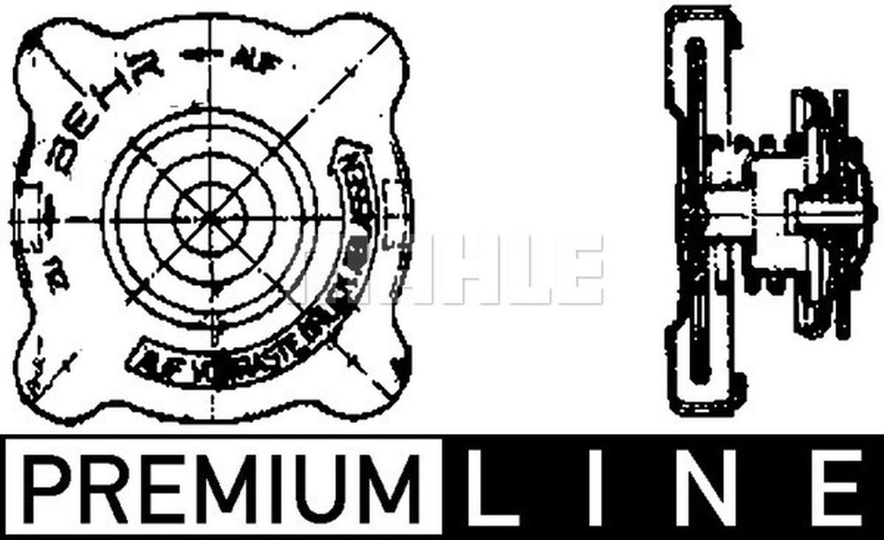 MAHLE Truck/Bus Radiator cap CRB12000P