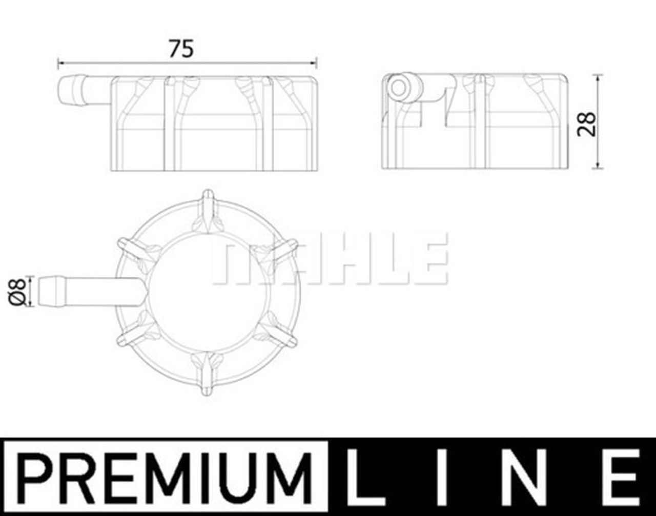 MAHLE Premium Line Radiator cap CRB145000P