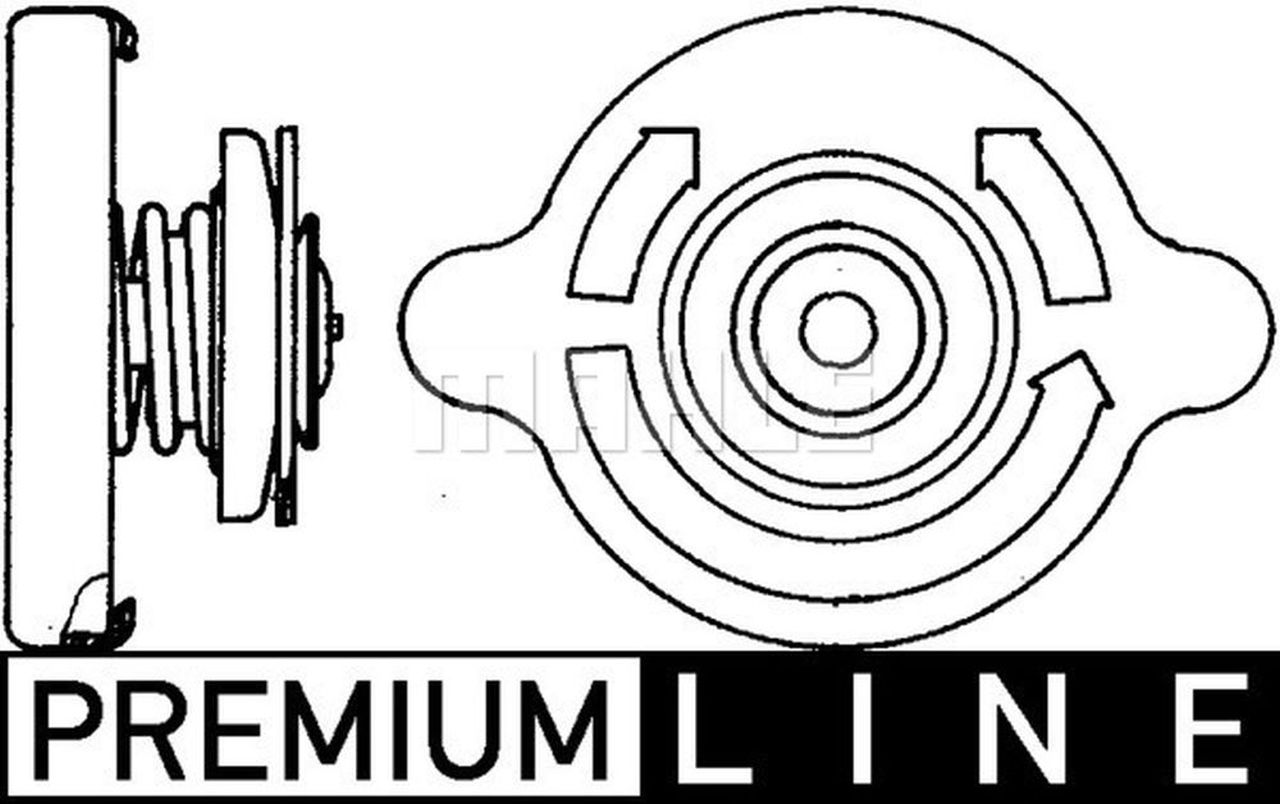 MAHLE PC Radiator cap CRB17000P