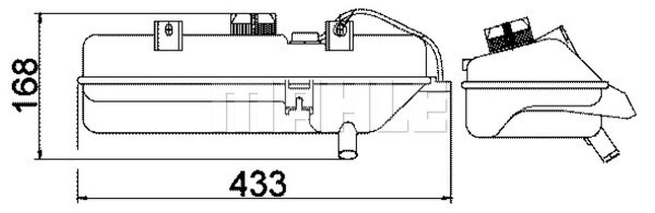 MAHLE LCV Expansion tank CRT16000S