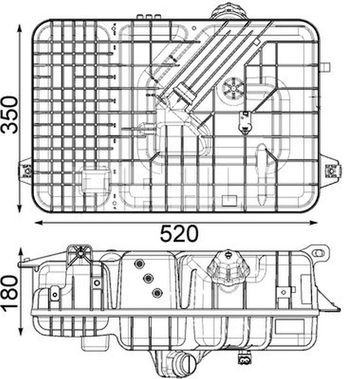 MAHLE Truck/Bus Expansion tank CRT236000P