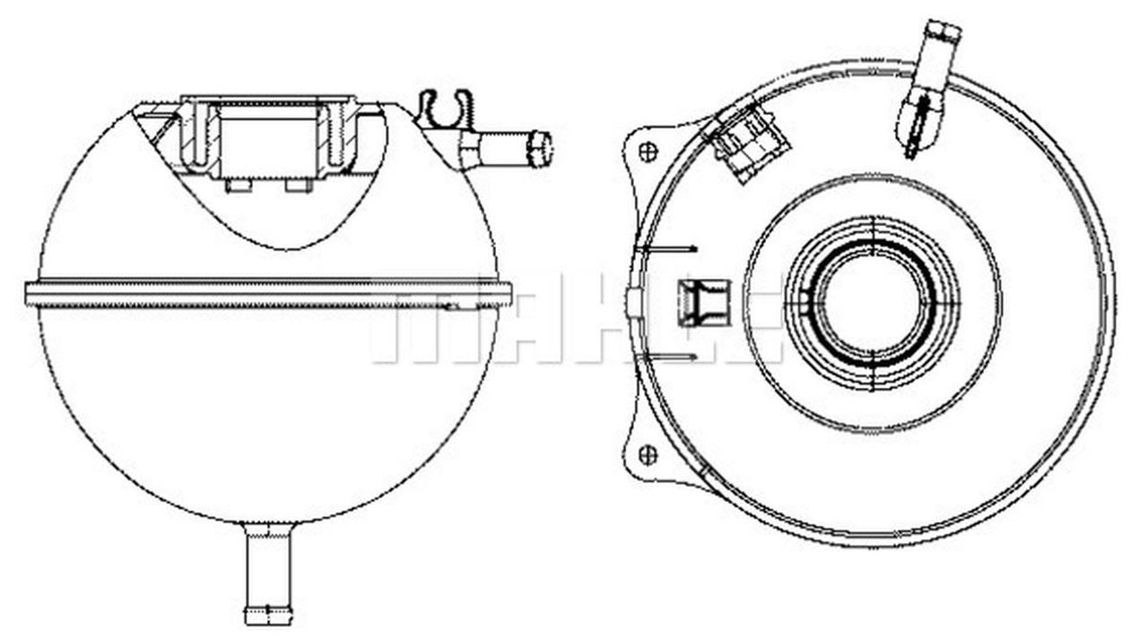 MAHLE LCV Expansion tank CRT23000S